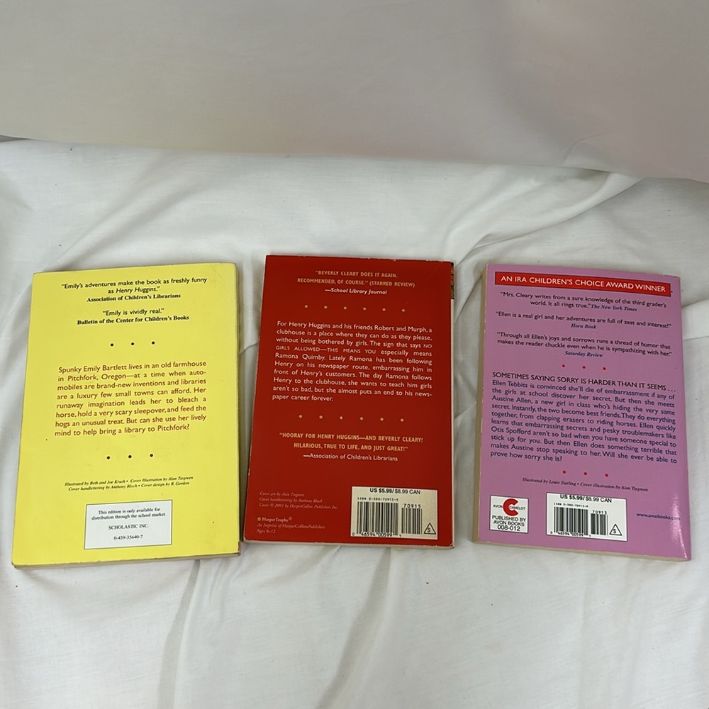 Beverly Clearly Softcover Paperback Book Set Lot ~ 11 Books ~ Ramona Ribsy Henry - Picture 3 of 16